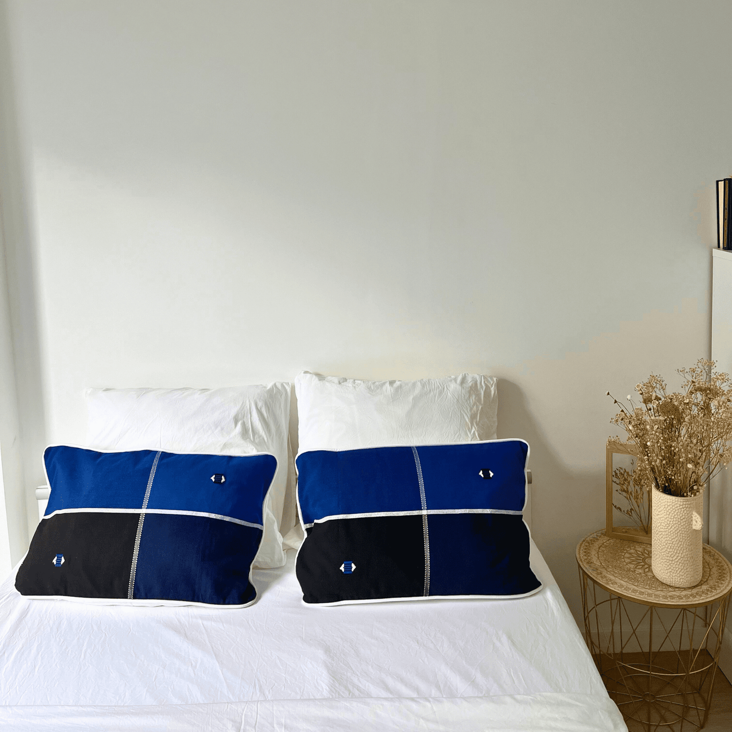 Cojín cama Seaside Escapade 40X70 cm azul